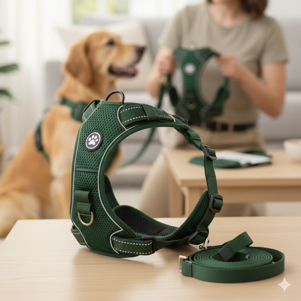 Adjustable Padded No-Pull Harness - Image 2